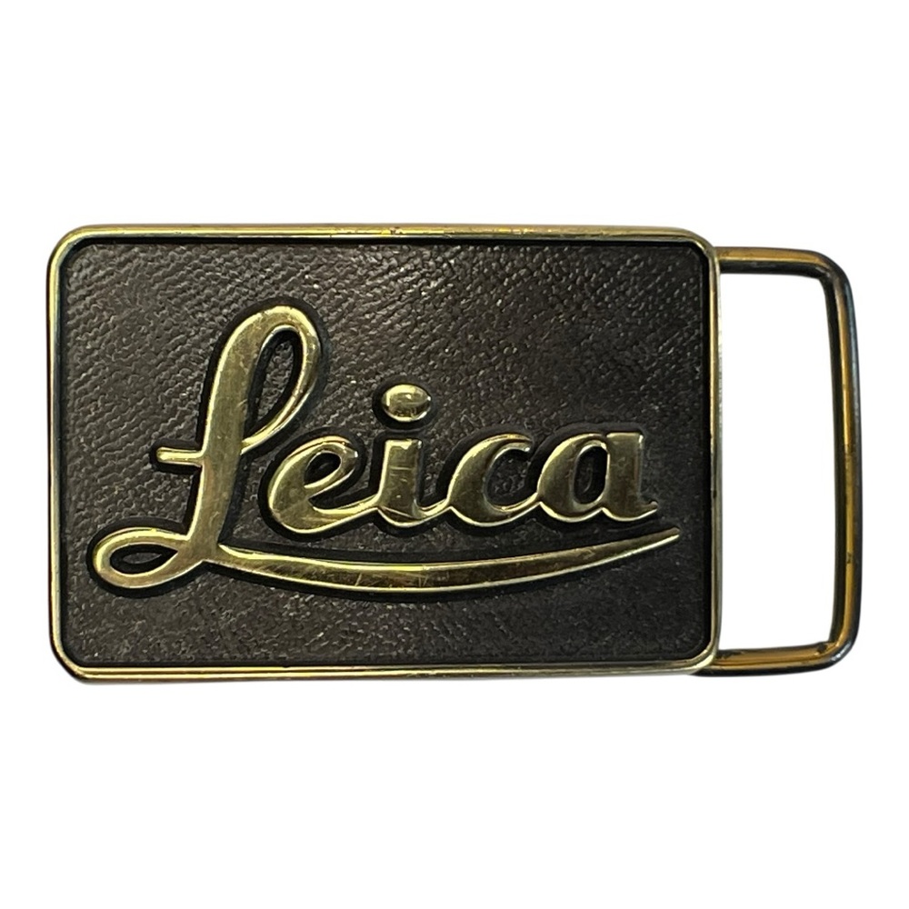 Leica Brass Belt Buckle